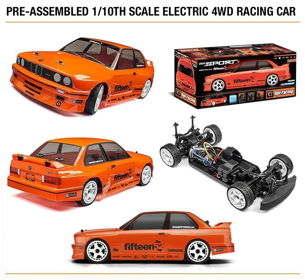 Купить машину HPI RS4 Sport 3 BMW E30 M3 Купить с доставкой